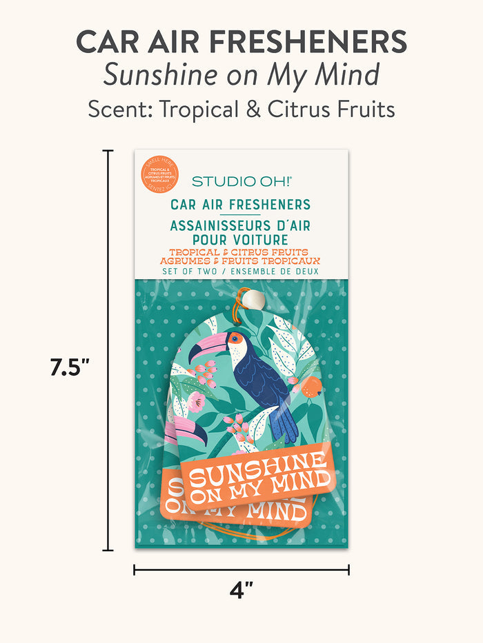 Sunshine on My Mind Car Air Freshener