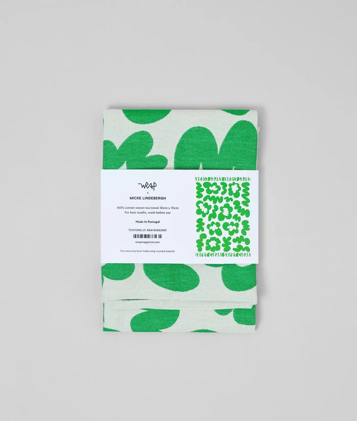 Super Clean Flowers Tea Towel