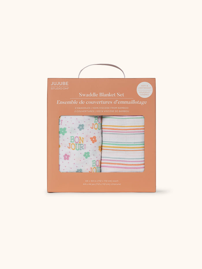 Swaddle Blanket Set - Bonjour Bébé