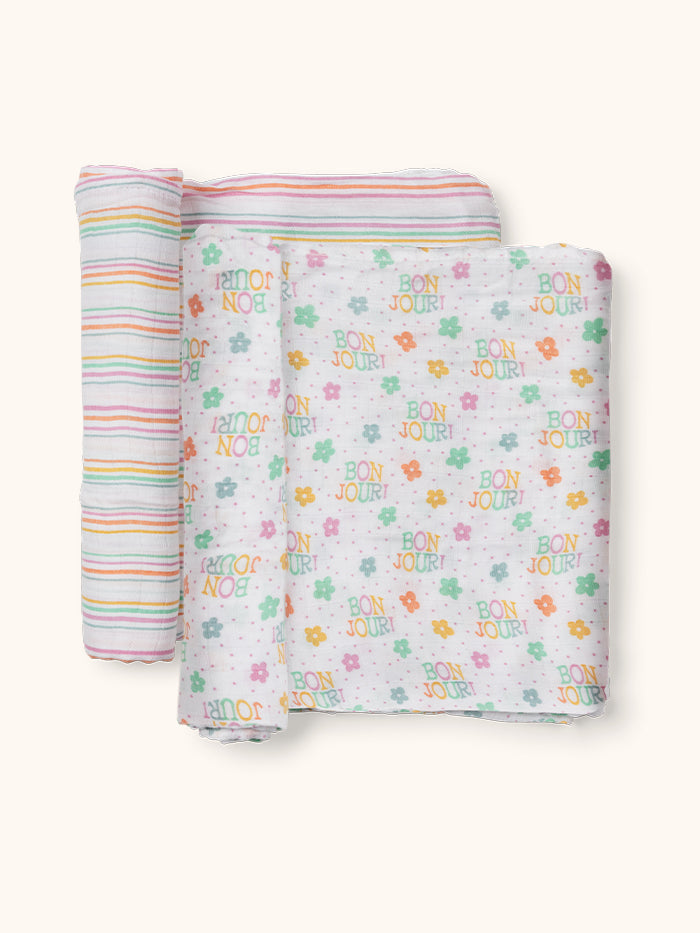 Swaddle Blanket Set - Bonjour Bébé