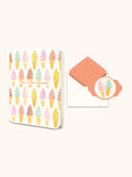 Sweet Birthday Cones Deluxe Greeting Card