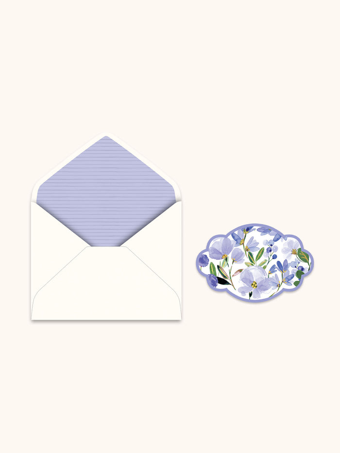 Tender Blooms Deluxe Greeting Card