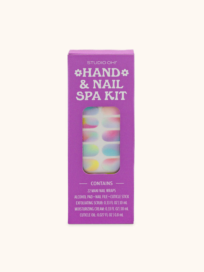 Tie-Dye Swirls Hand & Nail Spa Kit