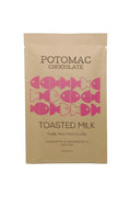 Paper packaging with Potomac Chocolate branding