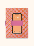 Tropical Blooms Casey Notebook with Phone Loop
