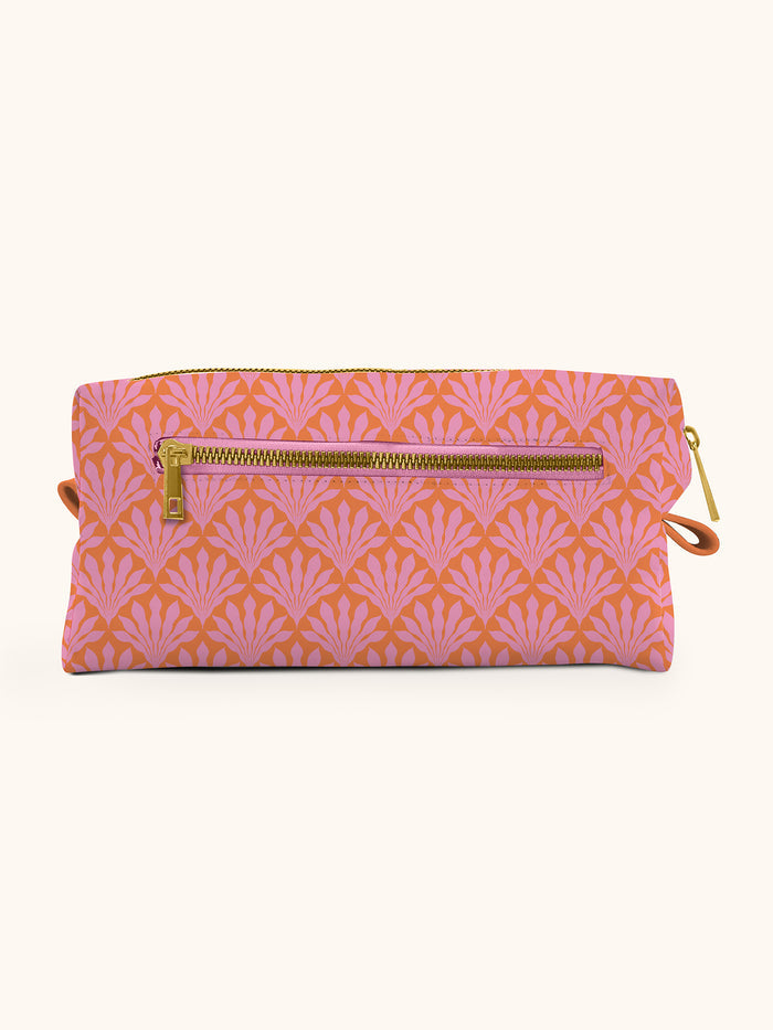 Tropical Blooms Cosmetic Loaf Pouch