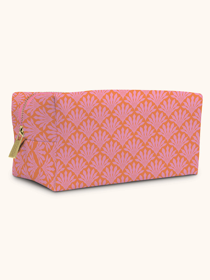 Tropical Blooms Cosmetic Loaf Pouch