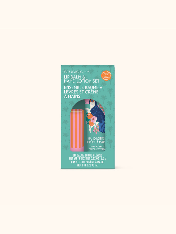 Tropical Paradise Lip Balm & Hand Lotion Set
