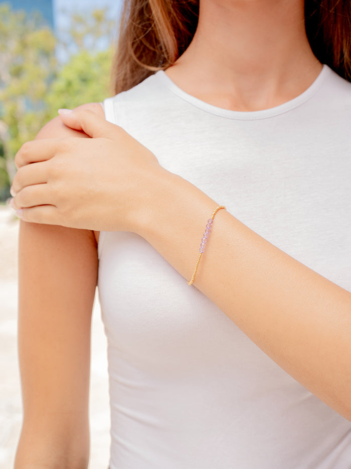 Violet Aura Energy Bracelet