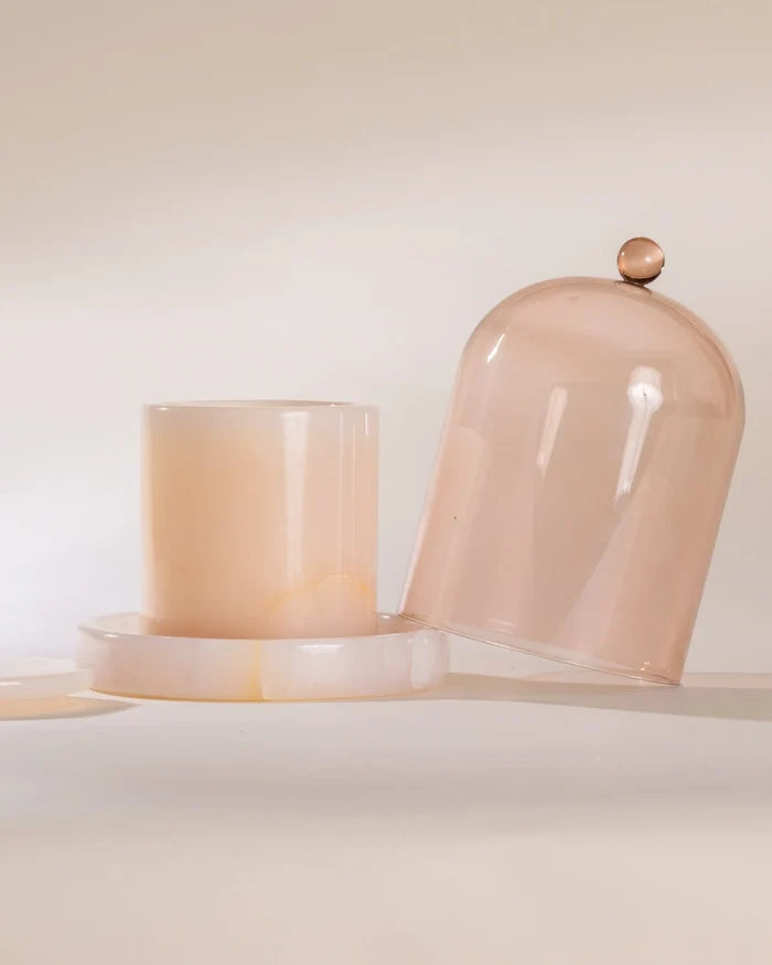 Voile En Rose Candle (Pink Onyx)
