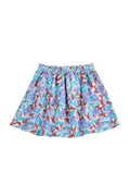 Floral patterned skirt on a white background