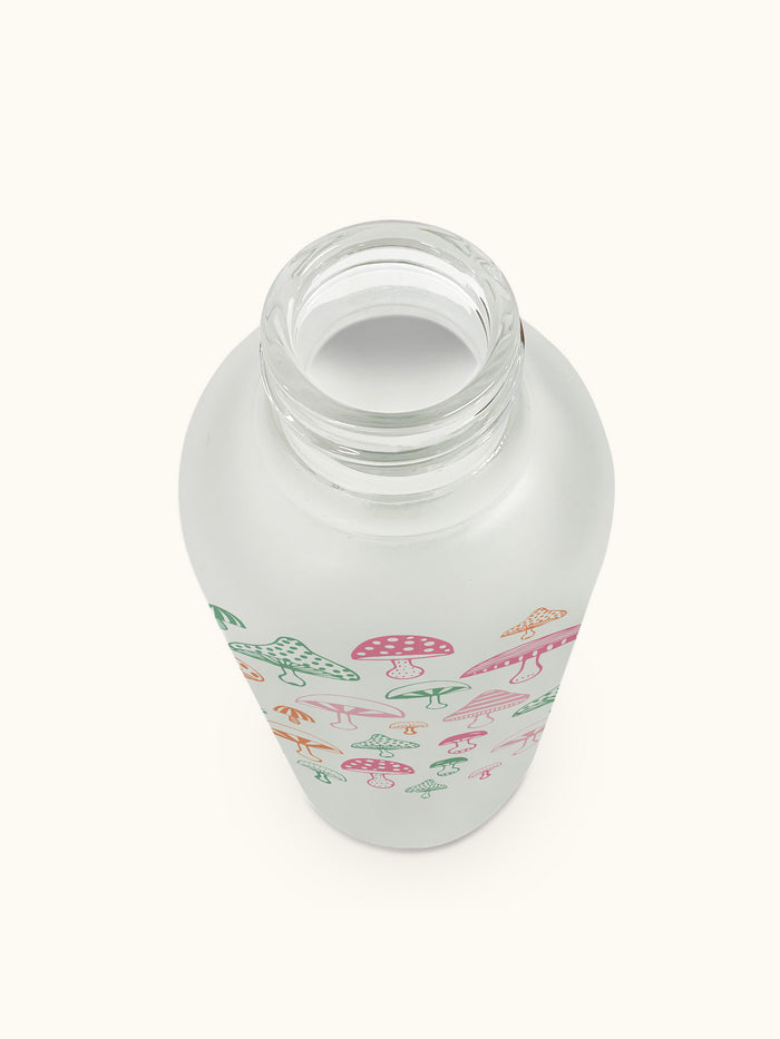 Wild Realm Glass Water Bottle with Straw
