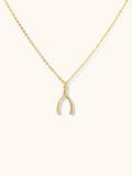 Wishbone - Lucky You Necklace