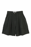 Dark Green shorts on a white background
