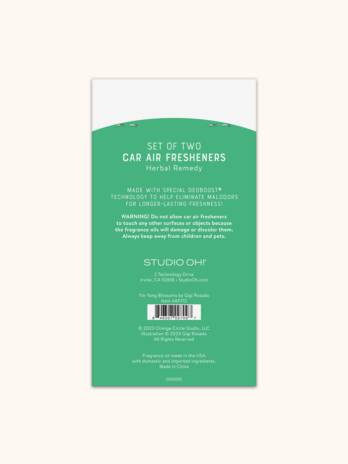Yin-Yang Blossoms Car Air Freshener