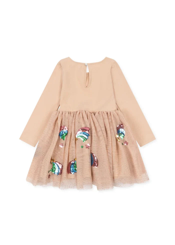 Yvonne Ballerina Dress (Rainbow Star)