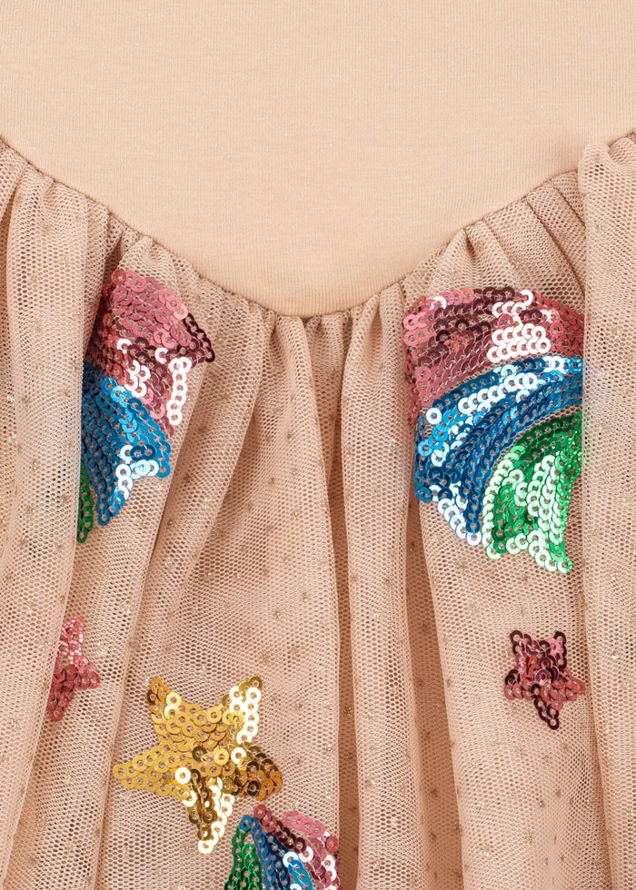 Yvonne Ballerina Dress (Rainbow Star)