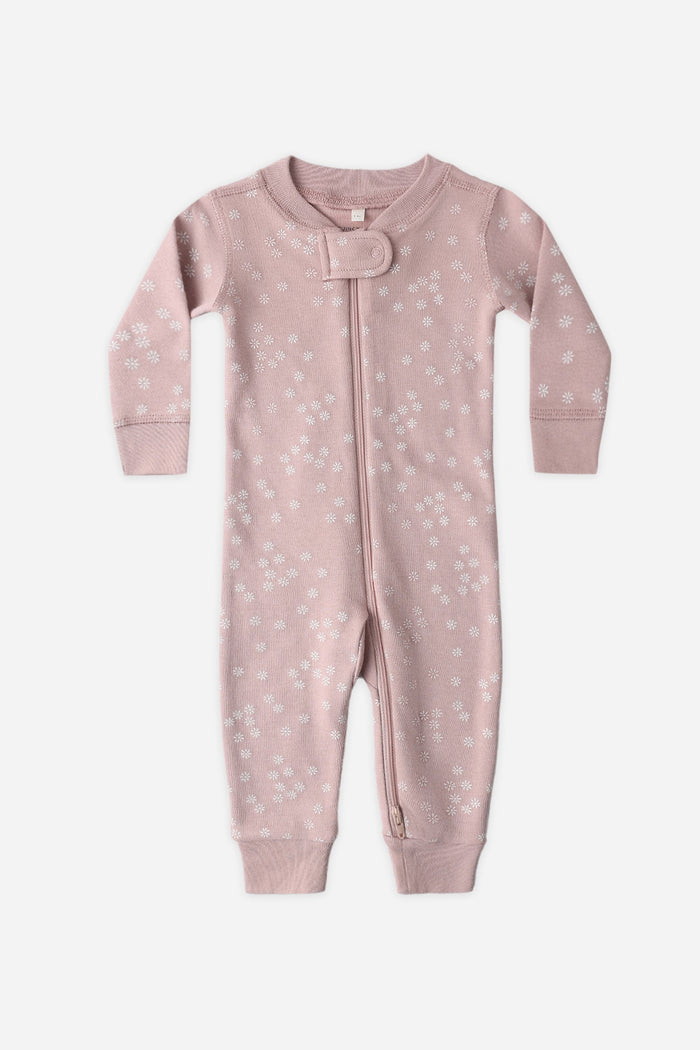 Zip Long Sleeve Sleeper (Daisy Mauve)